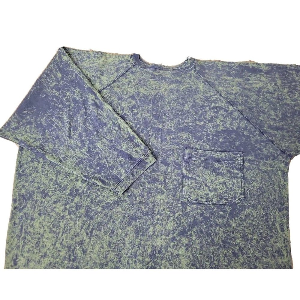 City Light Women's One Size Oversized Sweatshirt Black Yellow 3/4 Sleeve Boxy LS